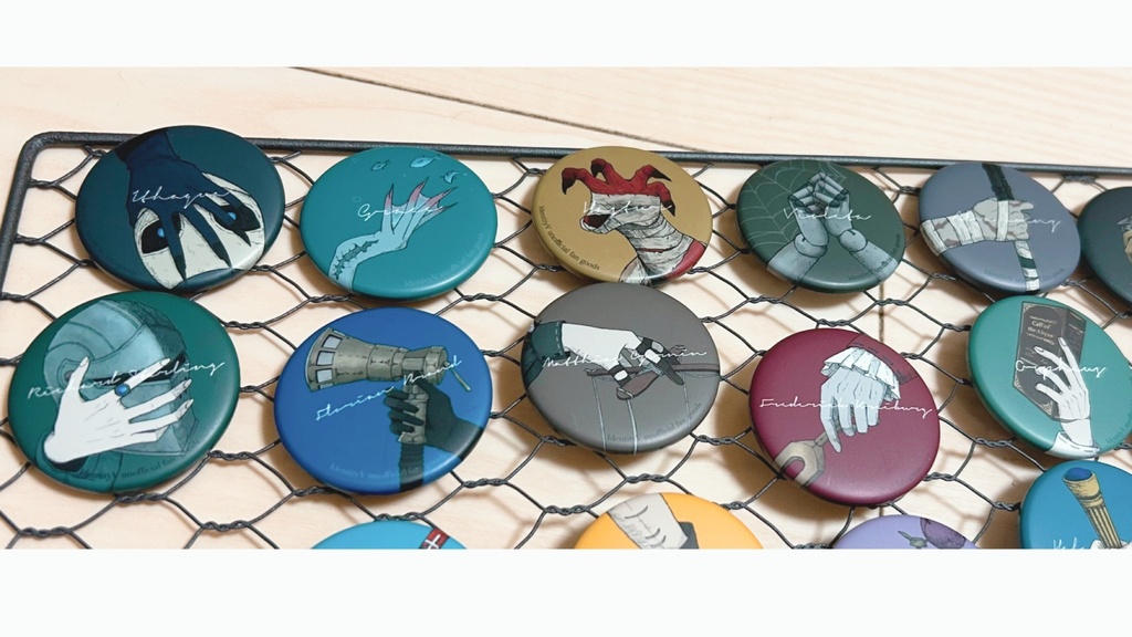 【新作】HAND's缶バッジ(ハンター②)