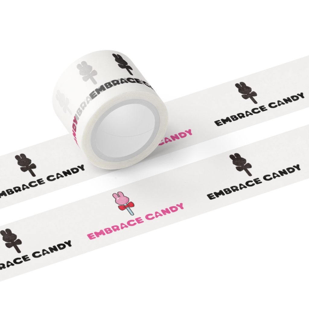 エンブレイスキャンディー ロゴマスキングテープ 幅30mm
