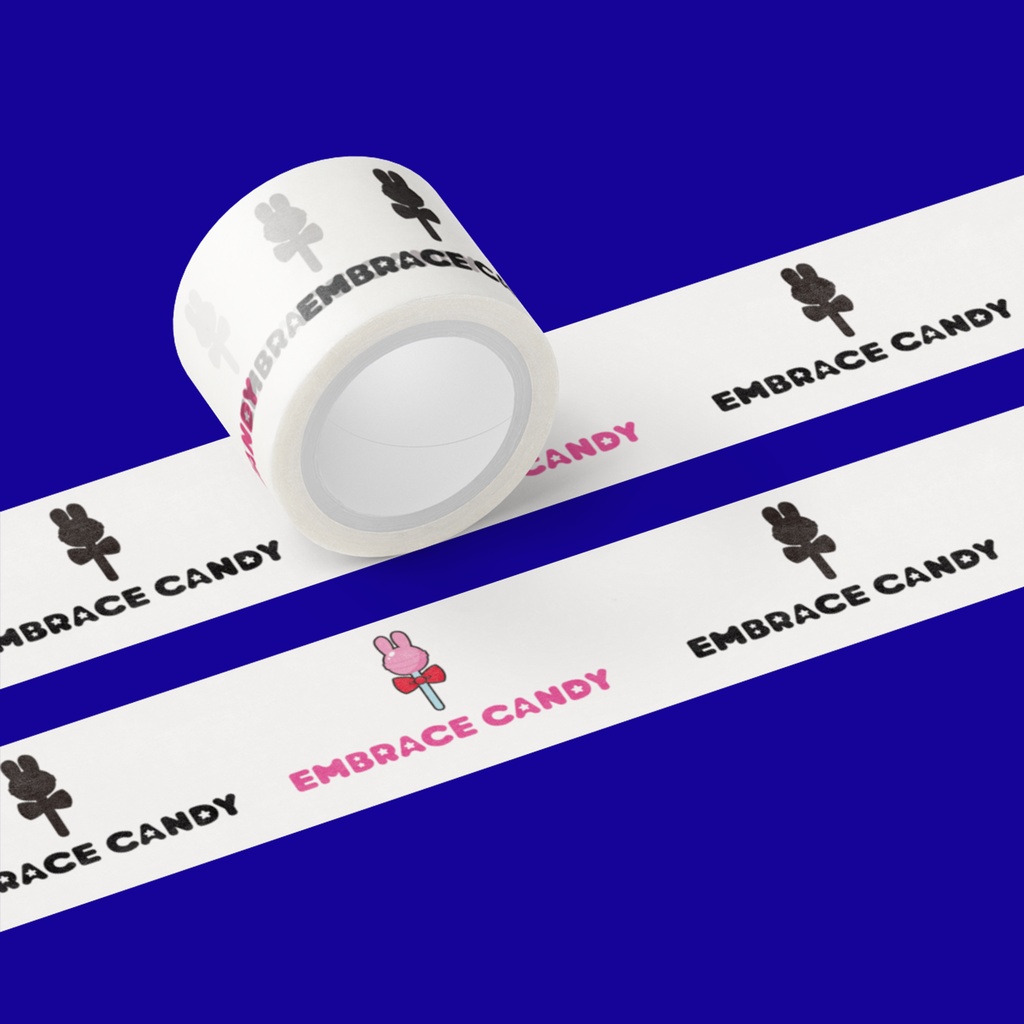 エンブレイスキャンディー　ロゴマスキングテープ　幅30mm