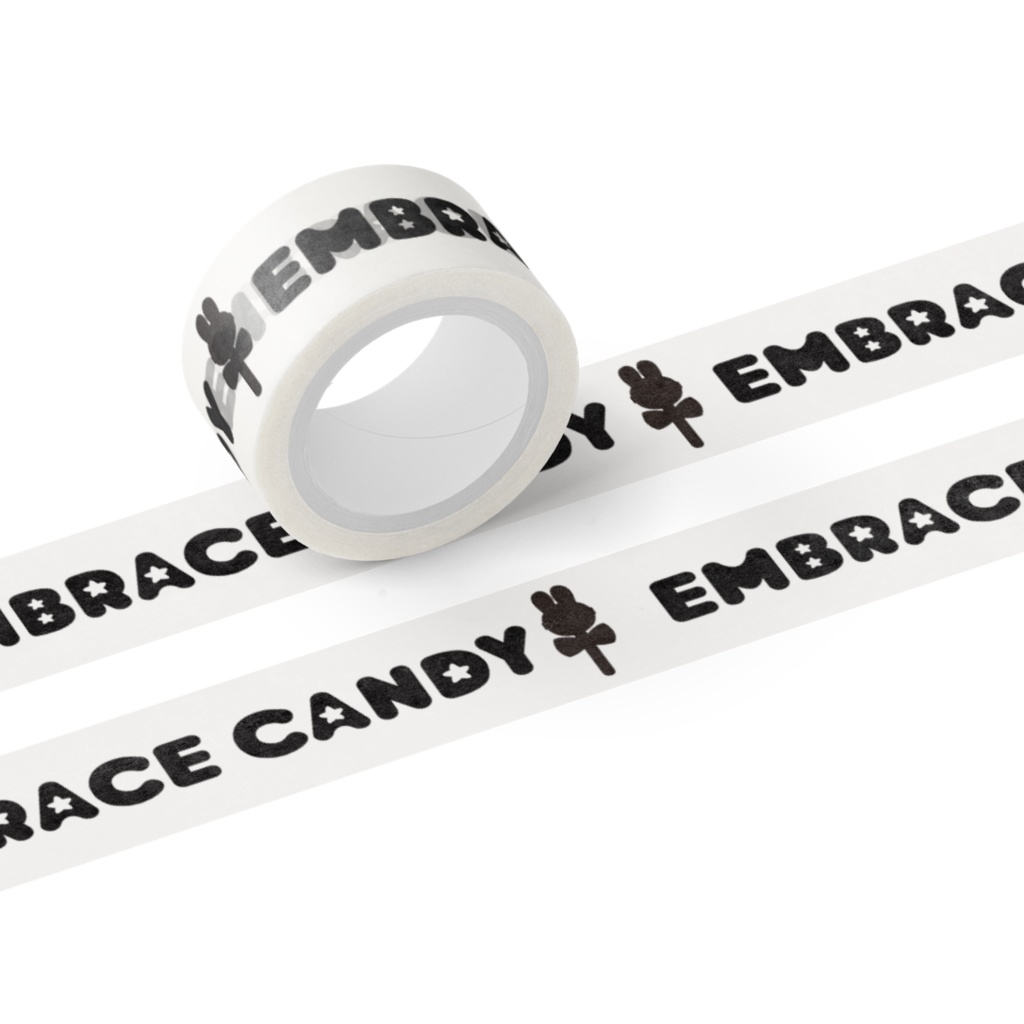 エンブレイスキャンディー ロゴマスキングテープ 幅20mm