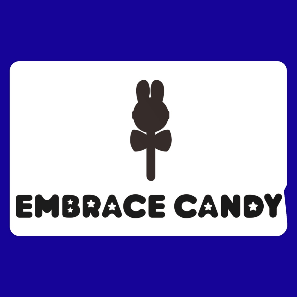 エンブレイスキャンディー ロゴICカードステッカー