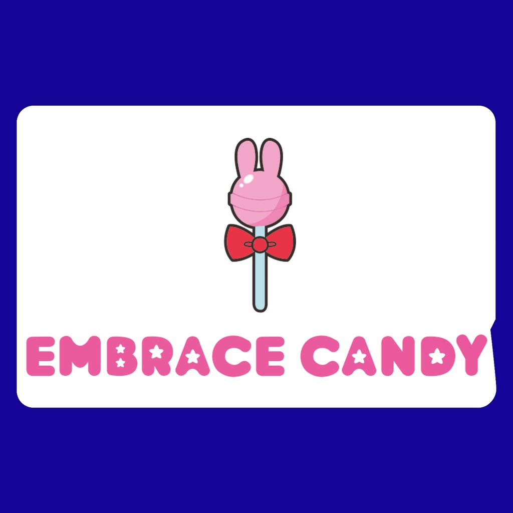 エンブレイスキャンディー ロゴICカードステッカー