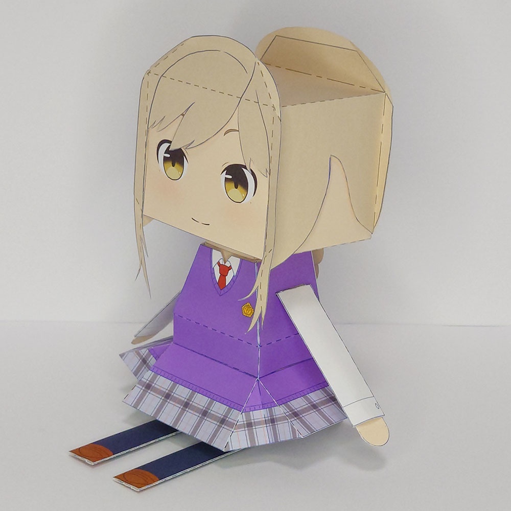 【スクスト】ペーパードールβ「夜木沼伊緒」(非公式)