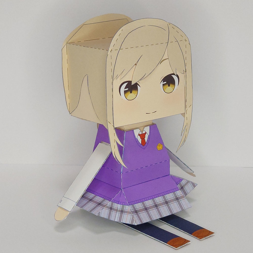 【スクスト】ペーパードールβ「夜木沼伊緒」(非公式)