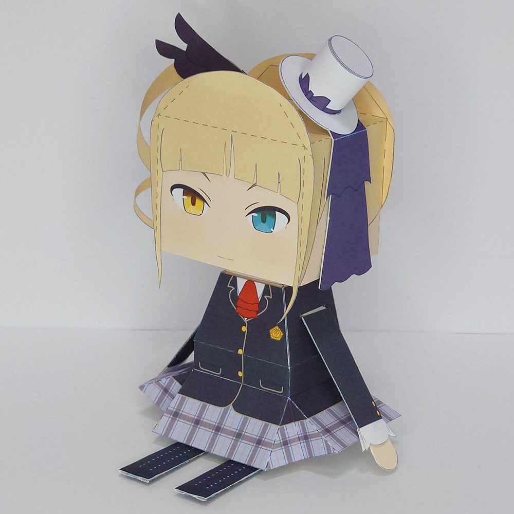 【スクスト】ペーパードールβ「灰島依咲里」(非公式)