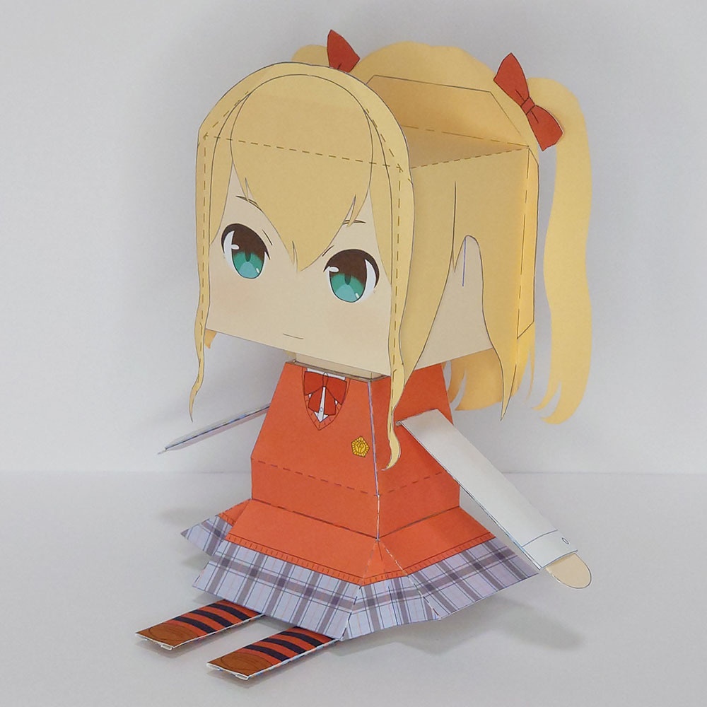 【スクスト】ペーパードールβ「緋ノ宮二穂」(非公式)