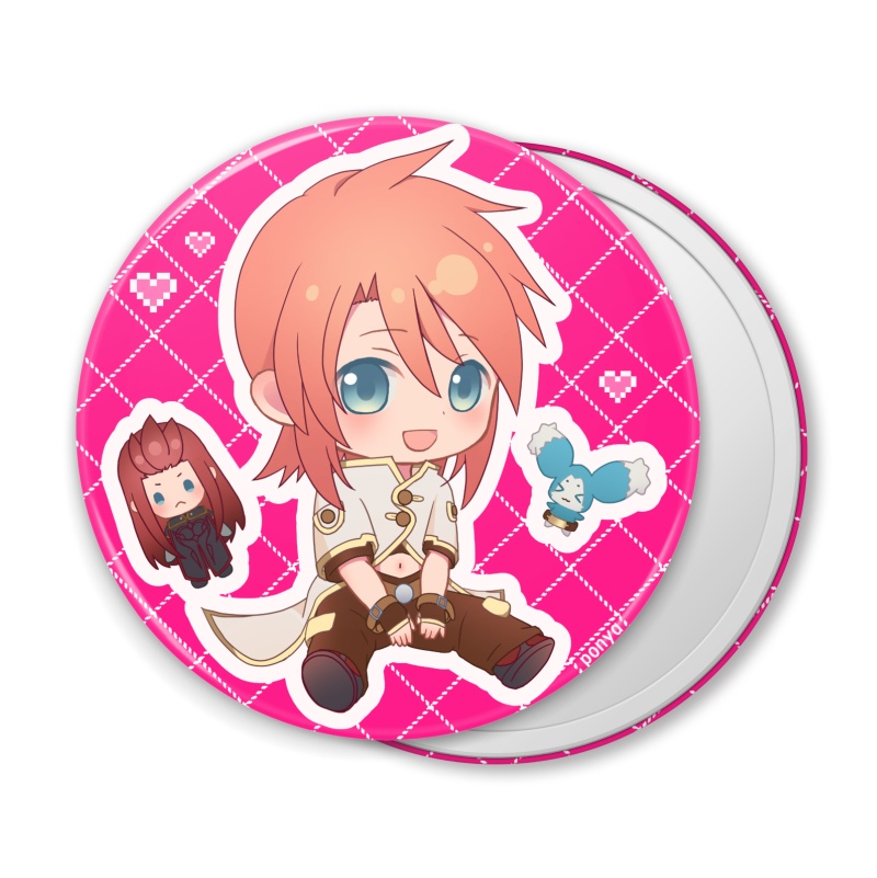 にこにこルーク缶ミラー