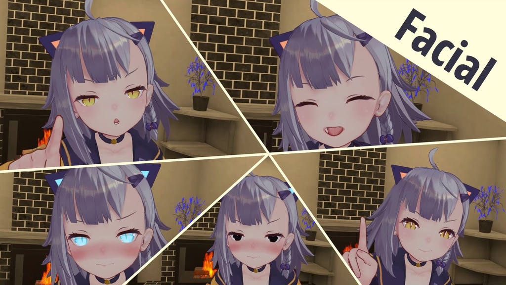 VRC向け3Dモデル「Reiz - レイズ -」 +VRM付き PB対応