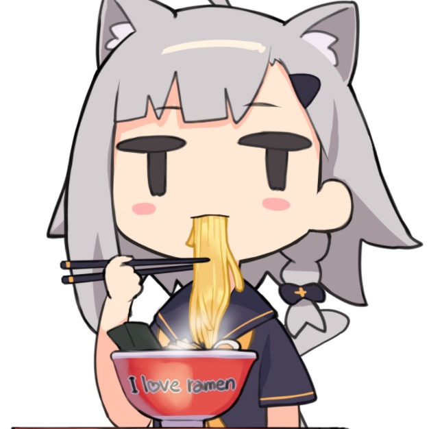 VRC向け3Dモデル「NoodleCat」 +VRM付き