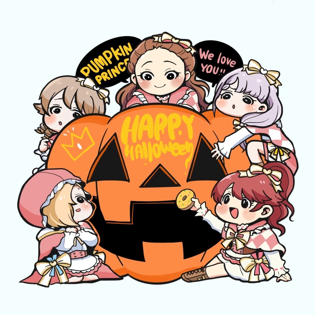 Halloween Sticker(かぼちゃ姫)