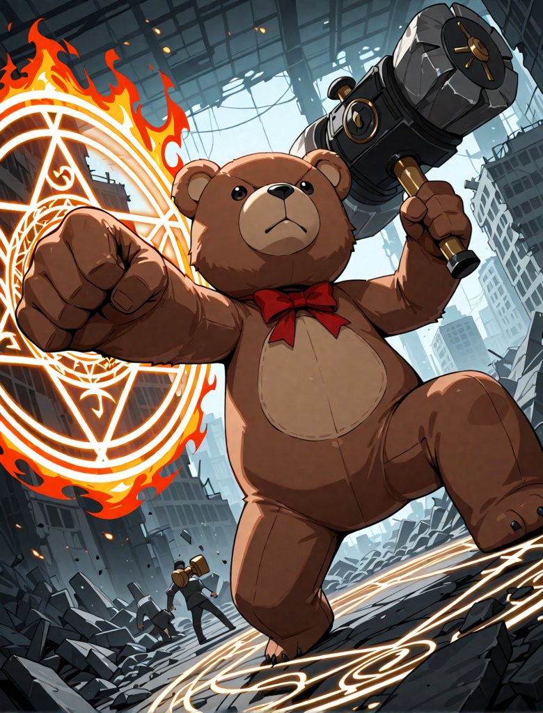 召喚獣テディ任務中!ミニサコッシュ