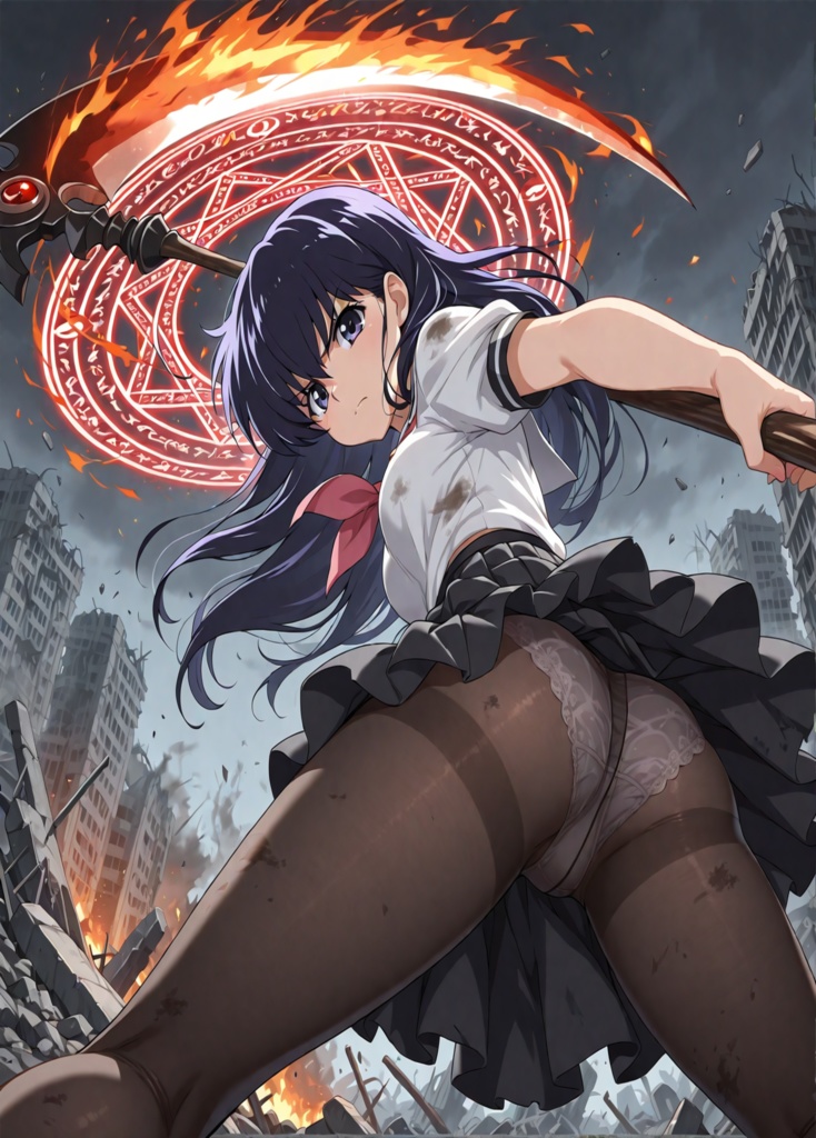 「篠原京子 × 鎌の一閃」【限定・複製原画】