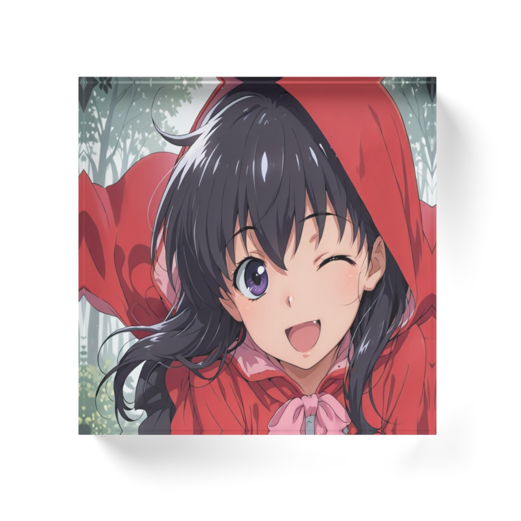 赤ずきん京子 アクリルブロック