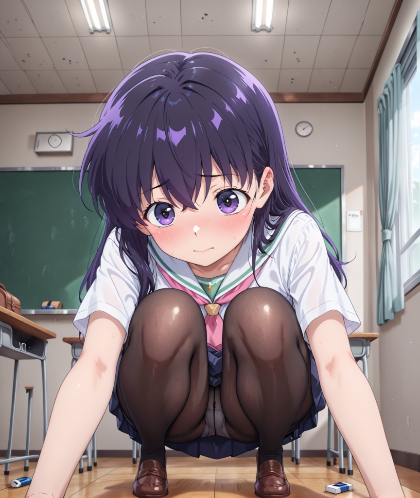 どこいったの?京子の消しゴムステッカー