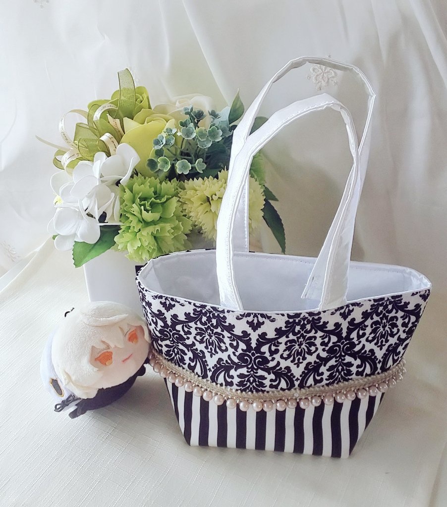 もちのバッグ/髭切ダマスク