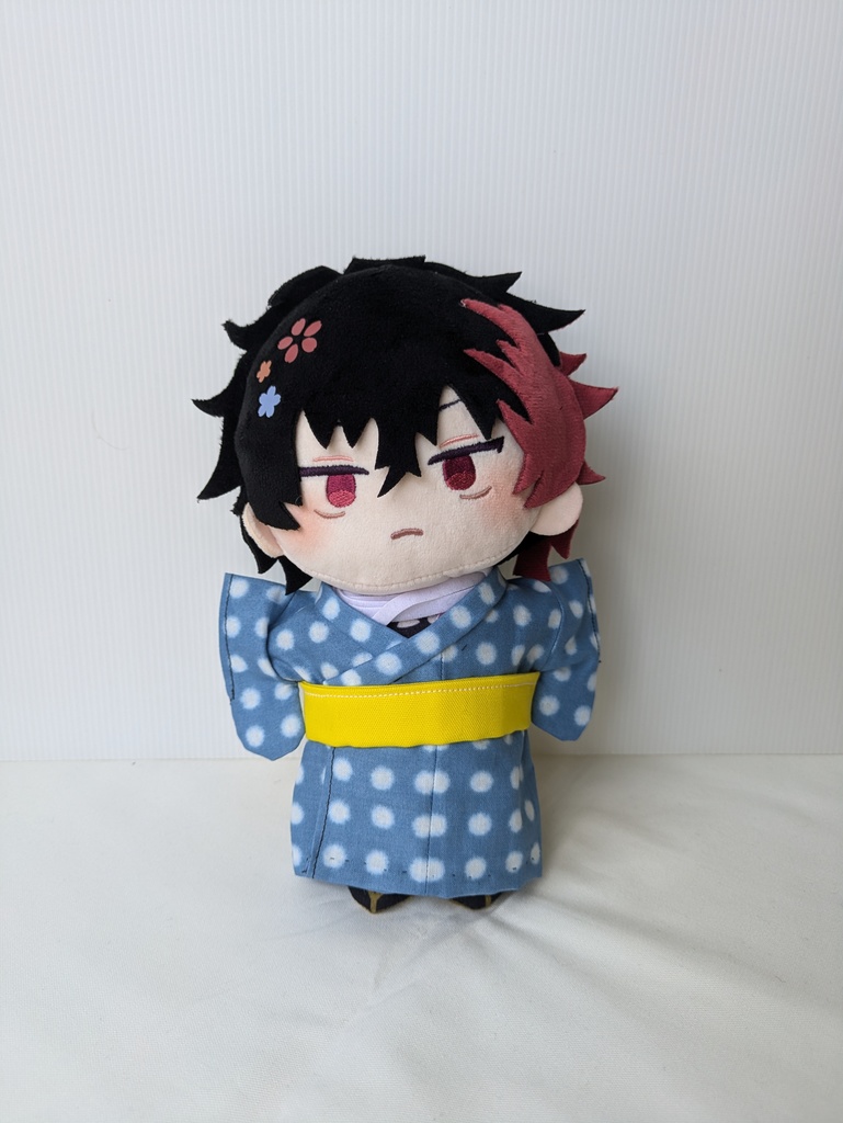 わんぱくぬい浴衣(水色ドット)