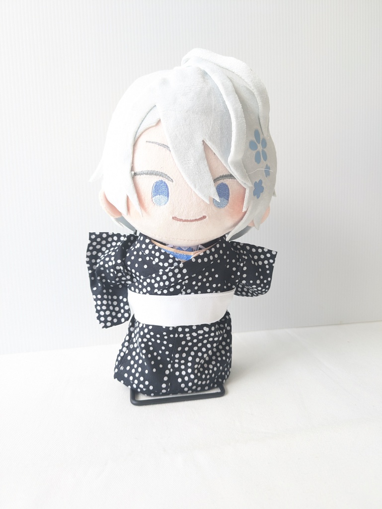 わんぱくぬい浴衣(ドット黒)