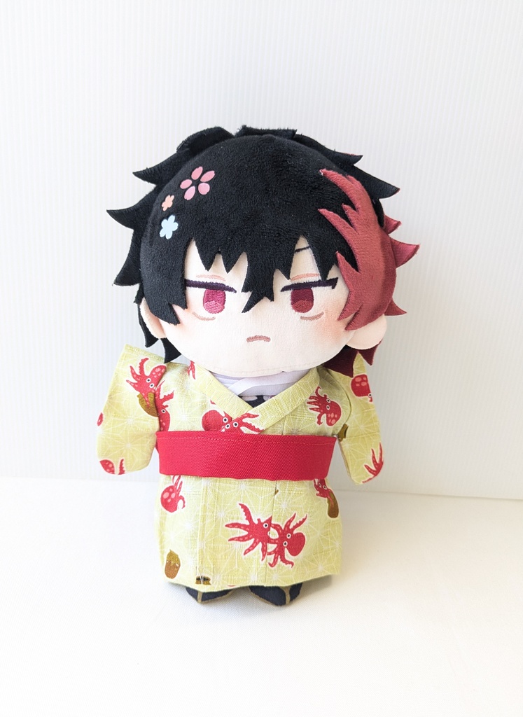 わんぱくぬい浴衣(タコ黄)