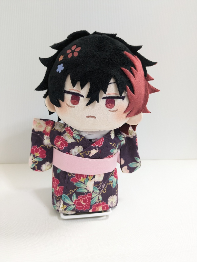 わんぱくぬい浴衣(紫花)