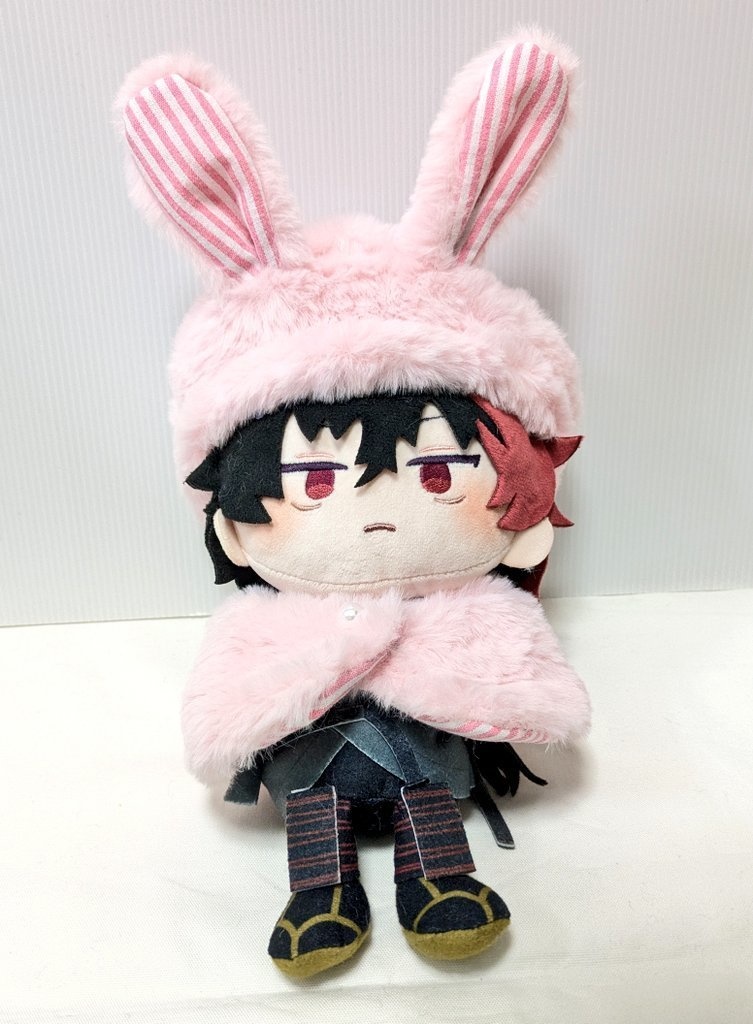 わんぱくぬいケープ＆ベレー帽(ファーうさぎピンク)