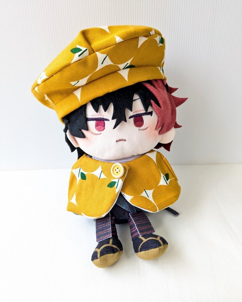 わんぱくぬいケープ＆ベレー帽(りんご黄色)