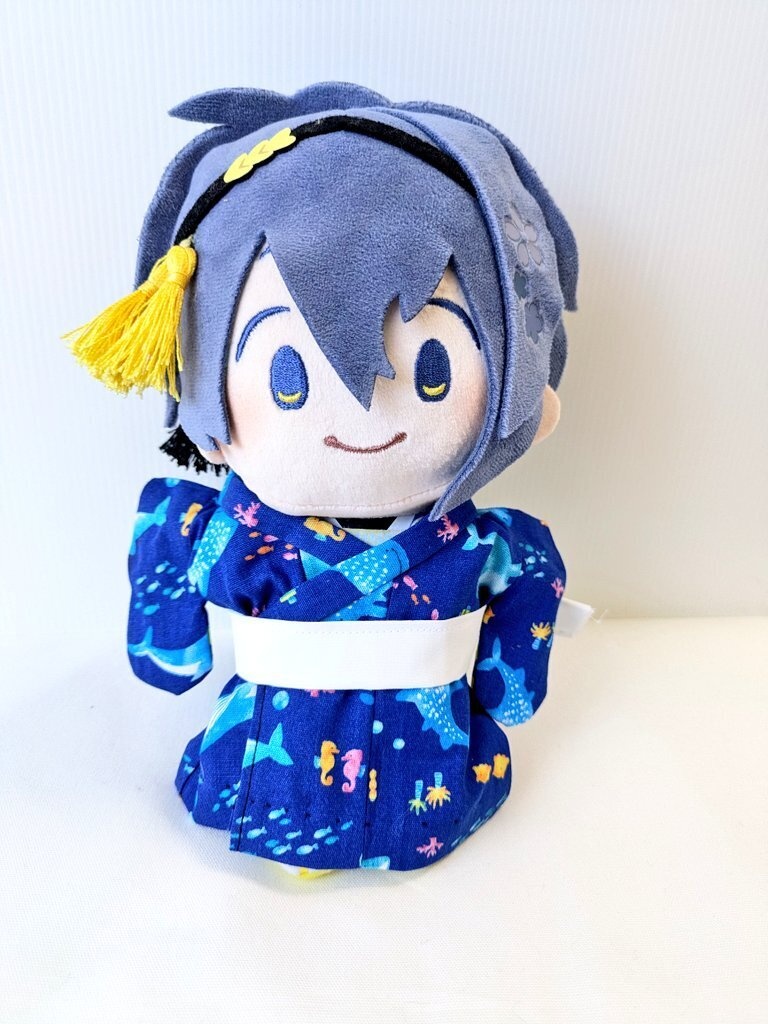 わんぱくぬい浴衣(海の生物、青)