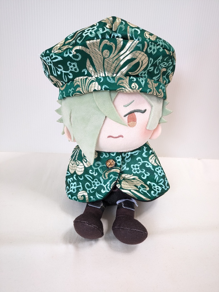わんぱくぬいケープ＆ベレー帽(チャイナ緑)