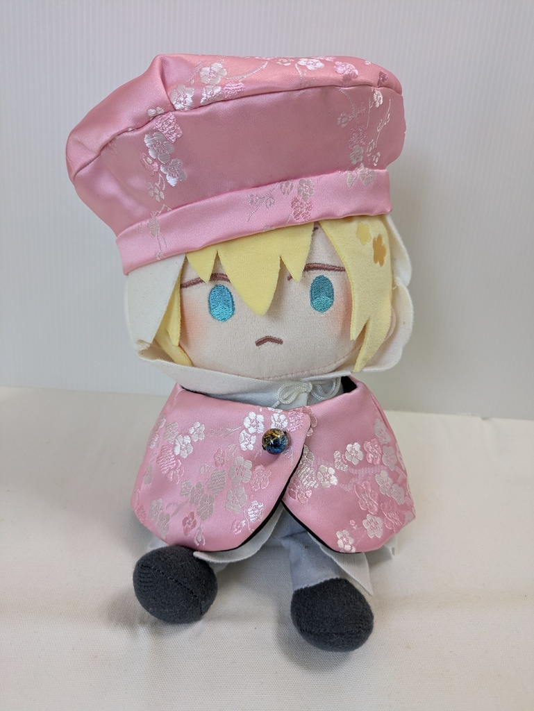 わんぱくぬいケープ＆ベレー帽(チャイナピンク)