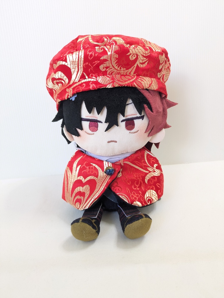 わんぱくぬいケープ＆ベレー帽(チャイナ赤)