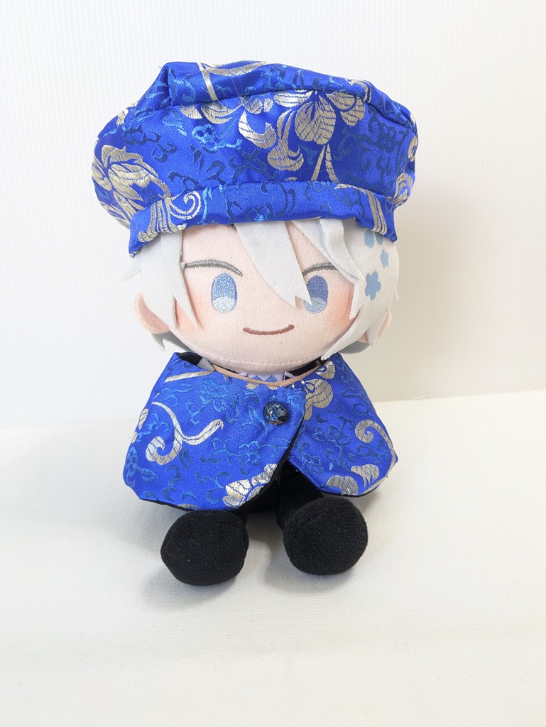 わんぱくぬいケープ＆ベレー帽(チャイナ青)