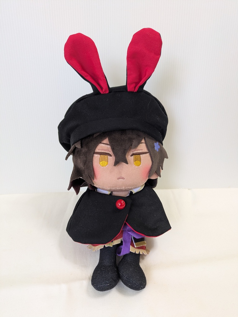 わんぱくぬいケープ＆ベレー帽(黒うさぎ)