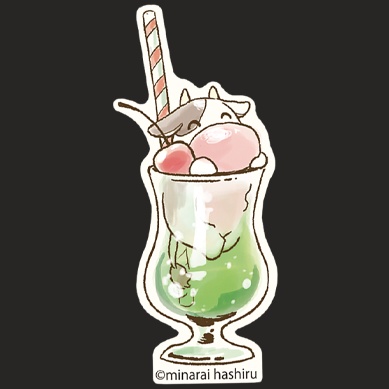 【食べ物×どうぶつ】ステッカーシール