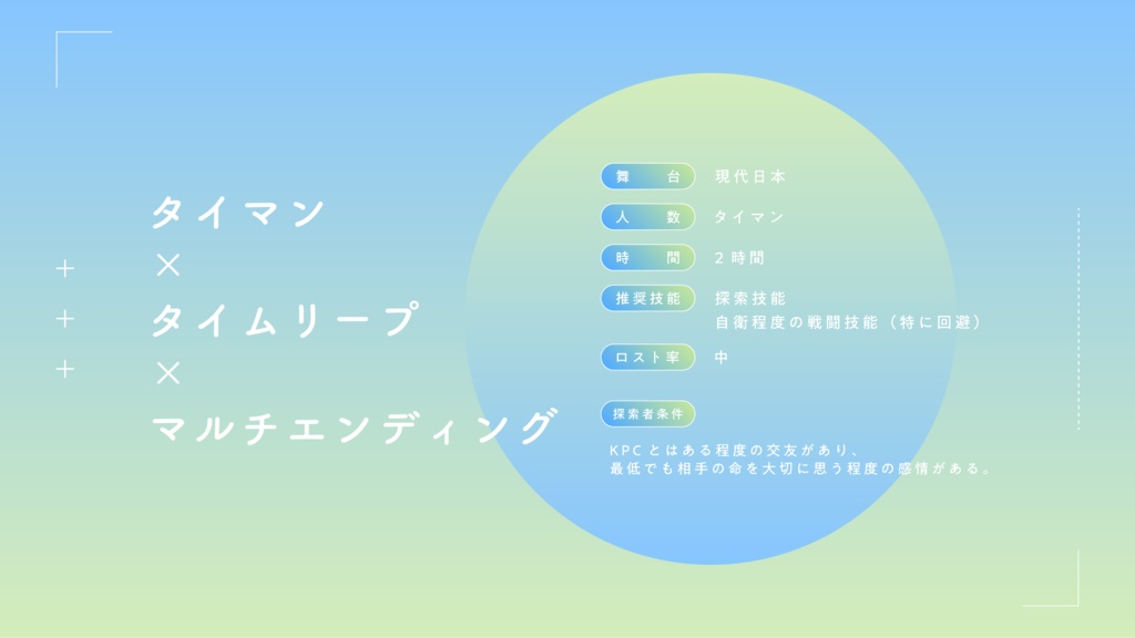 【CoC6版】明日の君へ捧ぐ SPLL:E108992