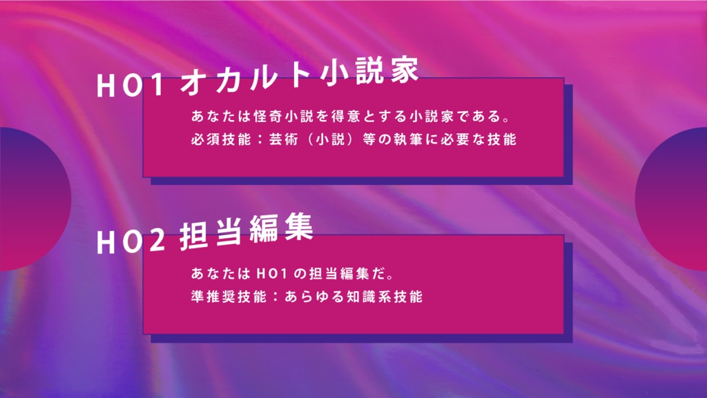 【CoC6th】Spooky Epic!Case.01 廃病院の神隠し SPLL:E119056