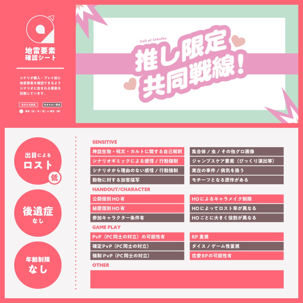 【CoC6thシナリオ集】3-1= SPLL:E199589