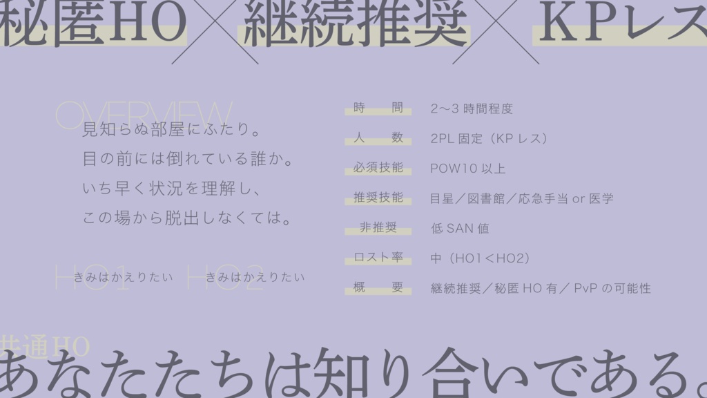 【CoC6th/KPレス】壊死の手触り SPLL:E198389