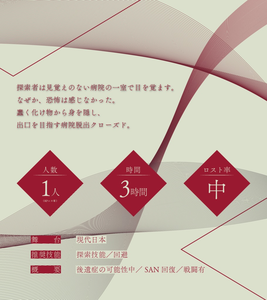 ※本文無料公開【CoC6th】錯感の臨界点