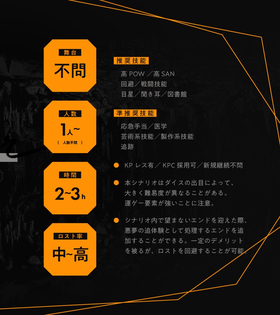 ※本文無料【CoC6th/KPレス有】Fay'ker SPLL:E189748