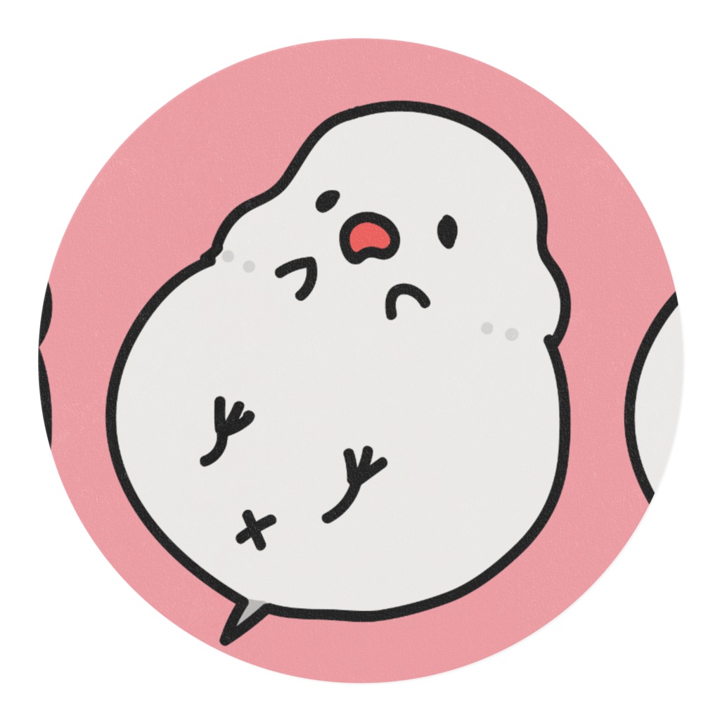 マスキングテープ文鳥