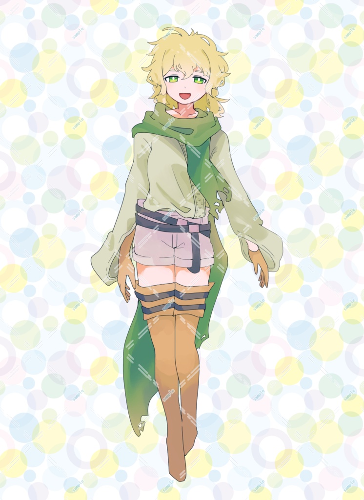 IRIAMフリー立ち絵(旅人)
