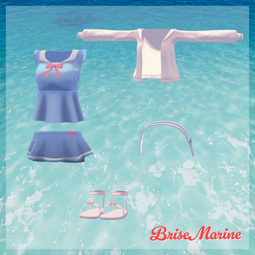 【VRChat対応/68アバター対応】BriseMarine