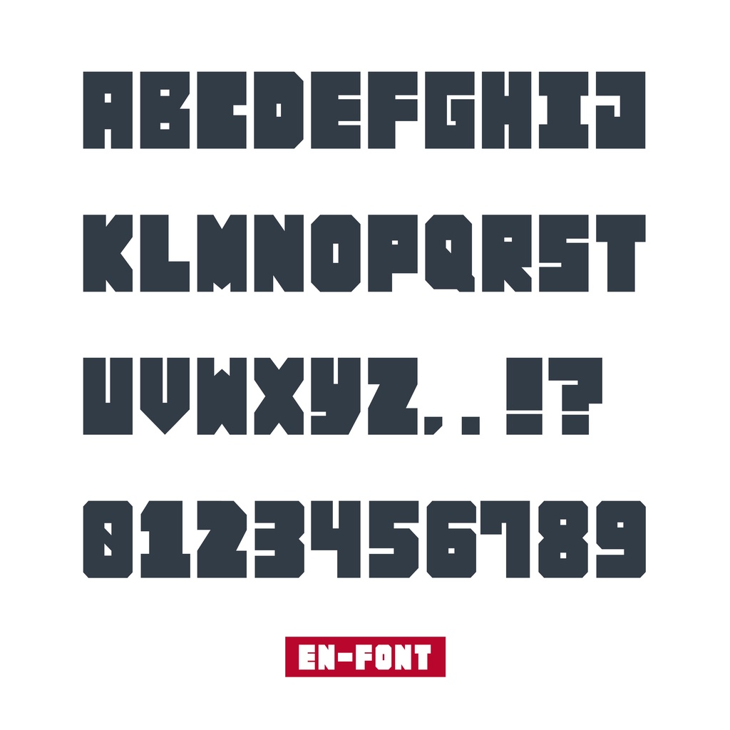 【フリーフォント】EN-FONT