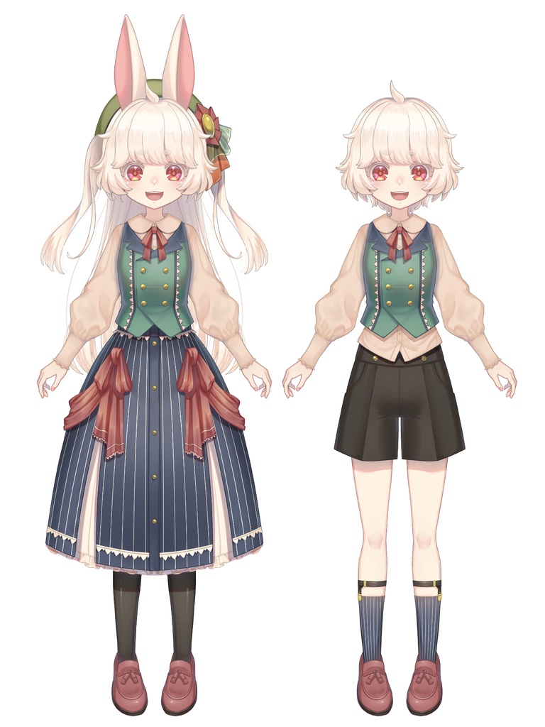 【VTS対応】カスタムうさぎちゃん【汎用Live2Dモデル】