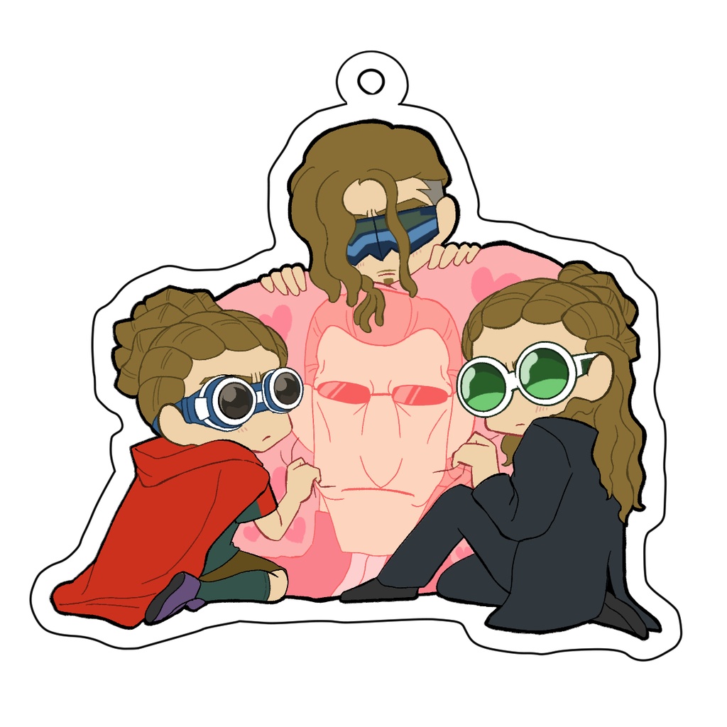 だっこアクリルキーホルダー