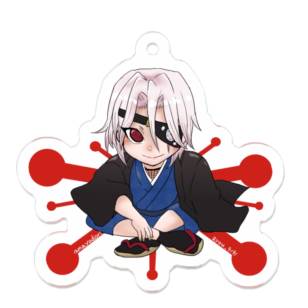 宇髄天元アクリルキーホルダー