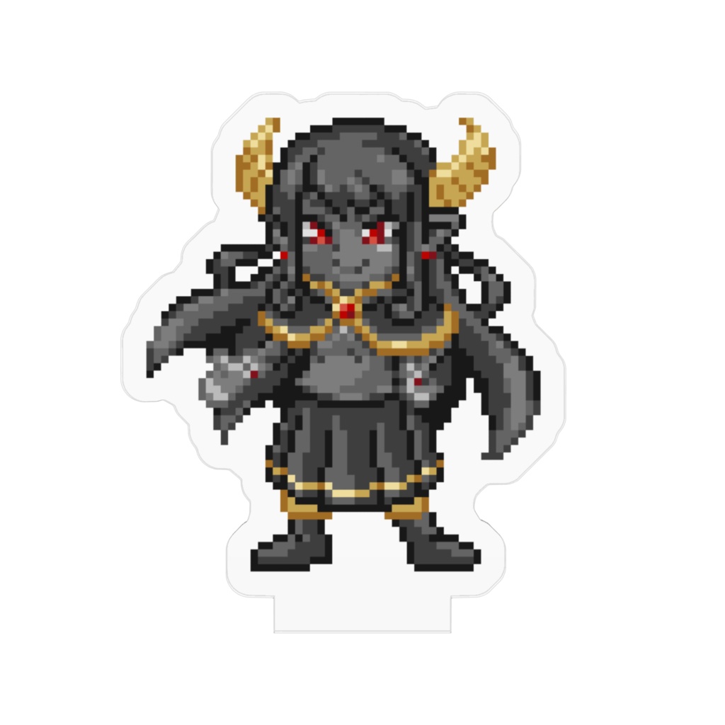 魔王見習いのドットアクリルフィギュア