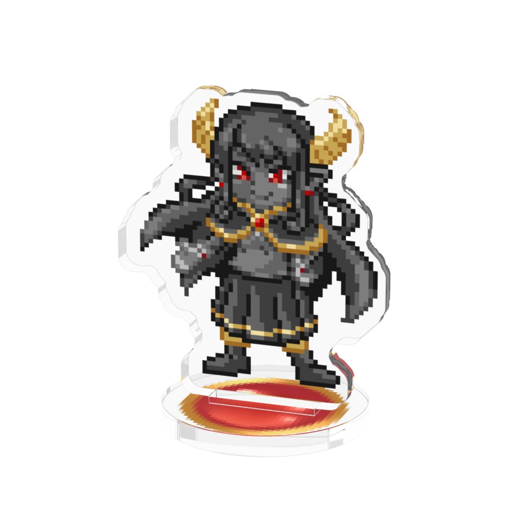 魔王見習いのドットアクリルフィギュア