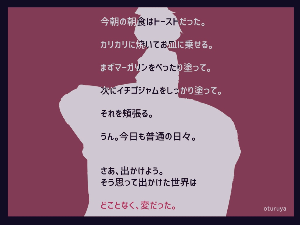 CoCシナリオ「イチゴジャムマーガリン」