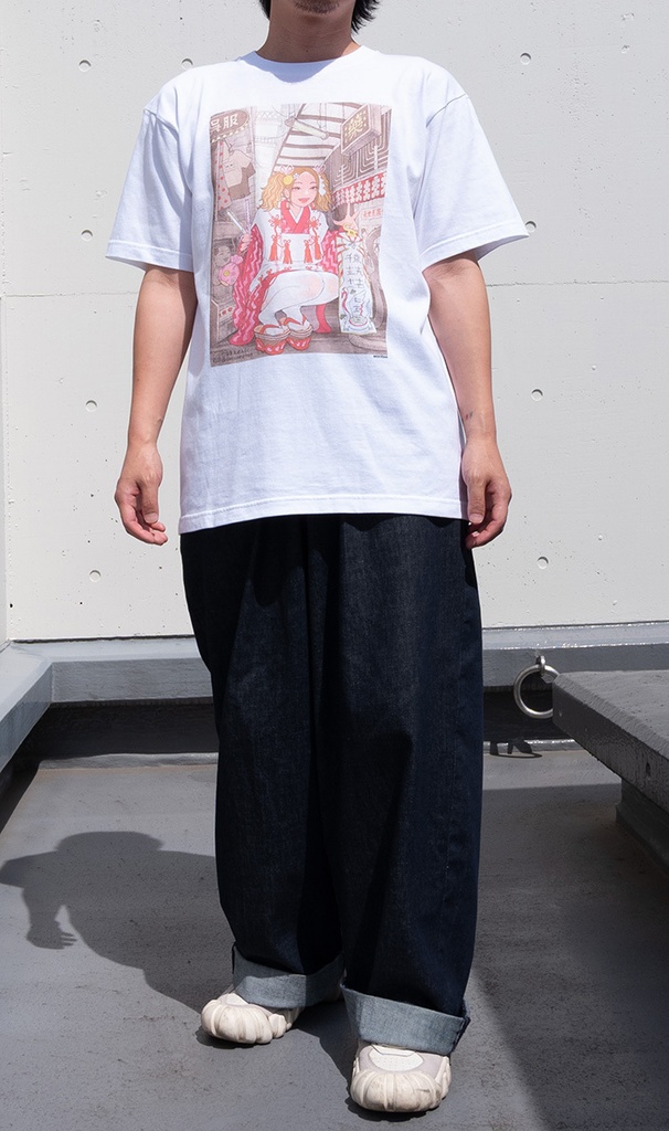 なまえれんらくTシャツ(白)