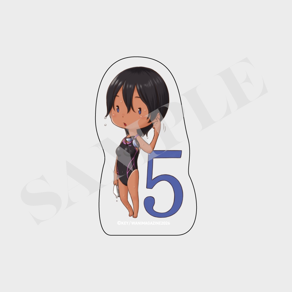 『きいベス。展』ランダムクリアステッカー<群青ノイズ>